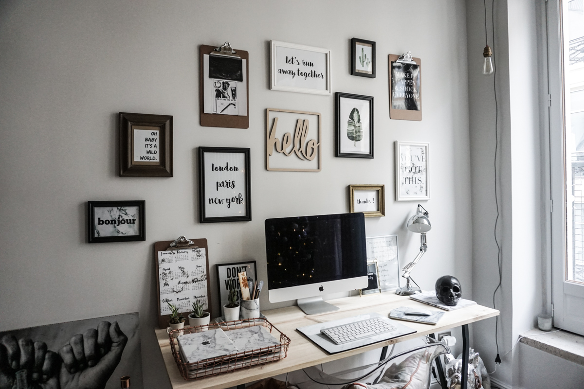 Decoration : bureau x cadres noholita blog mode, lifestyle et ...