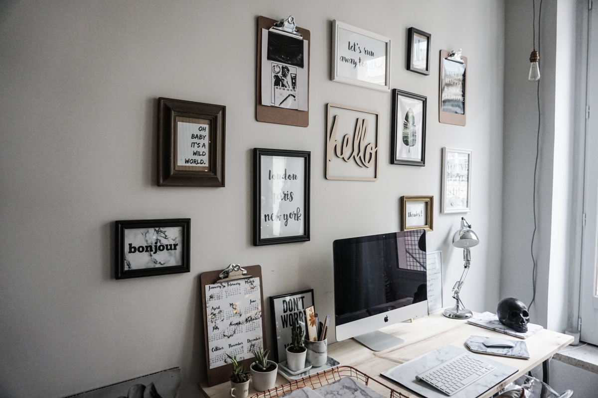 Decoration : bureau x cadres noholita blog mode, lifestyle et ...