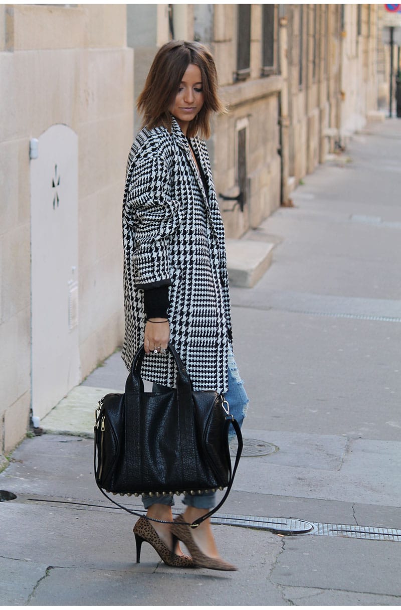 Manteau pied de poule - N O H O L I T A